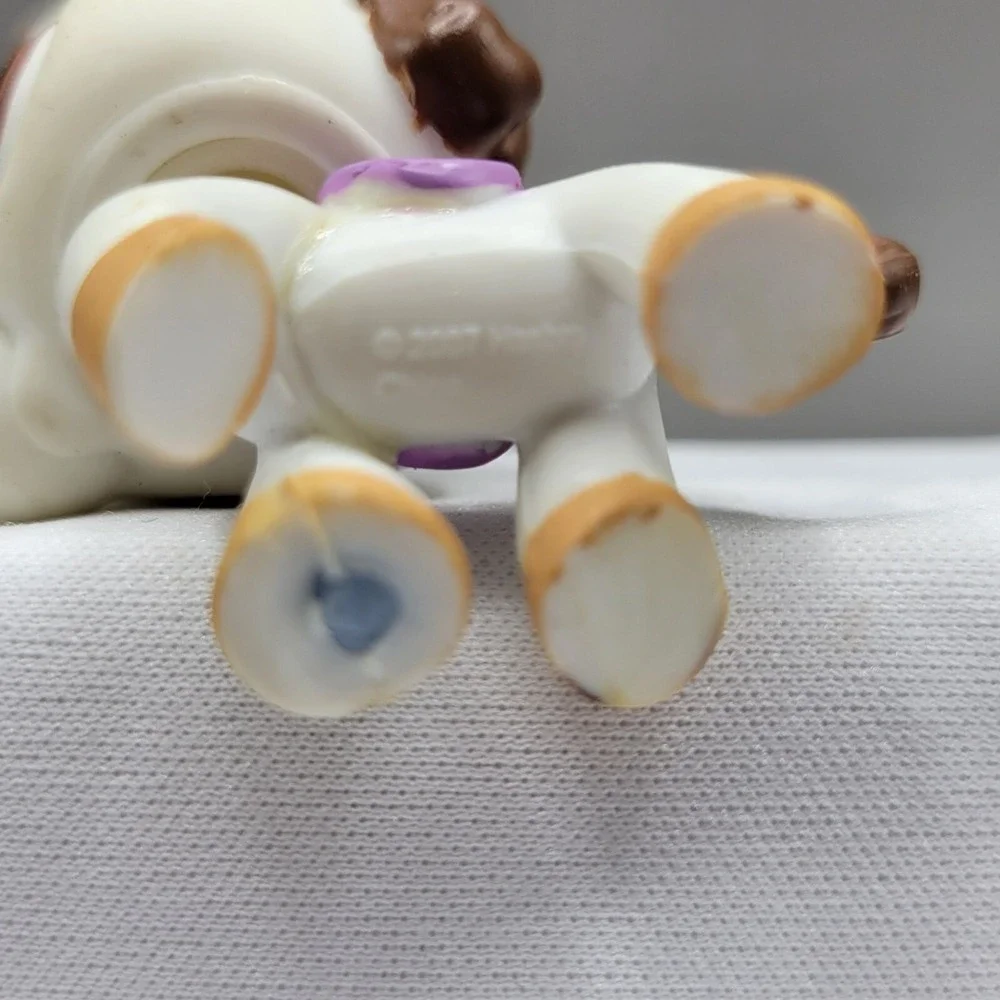 Littlest Pet Shop LPS #578 White Horse Pony Hasbro Figure Toy Purple Saddle